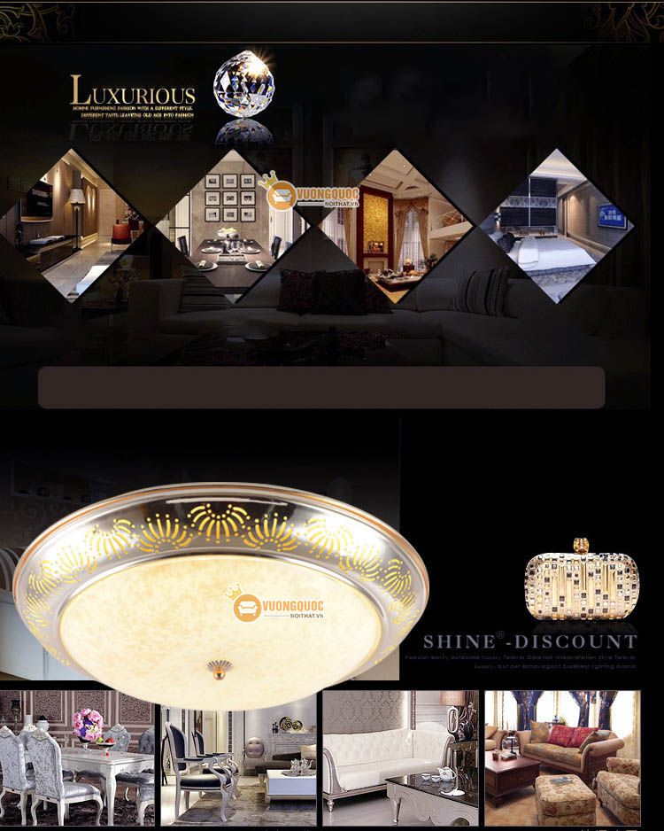 Đèn áp trần sang trọng trang trí nội thất CM177-19